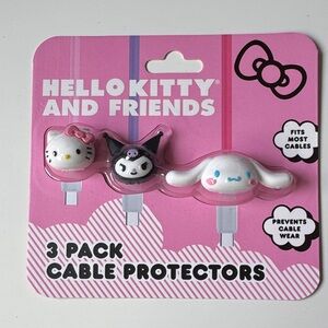 Sanrio Hello Kitty and Friends Pink Cable Protectors